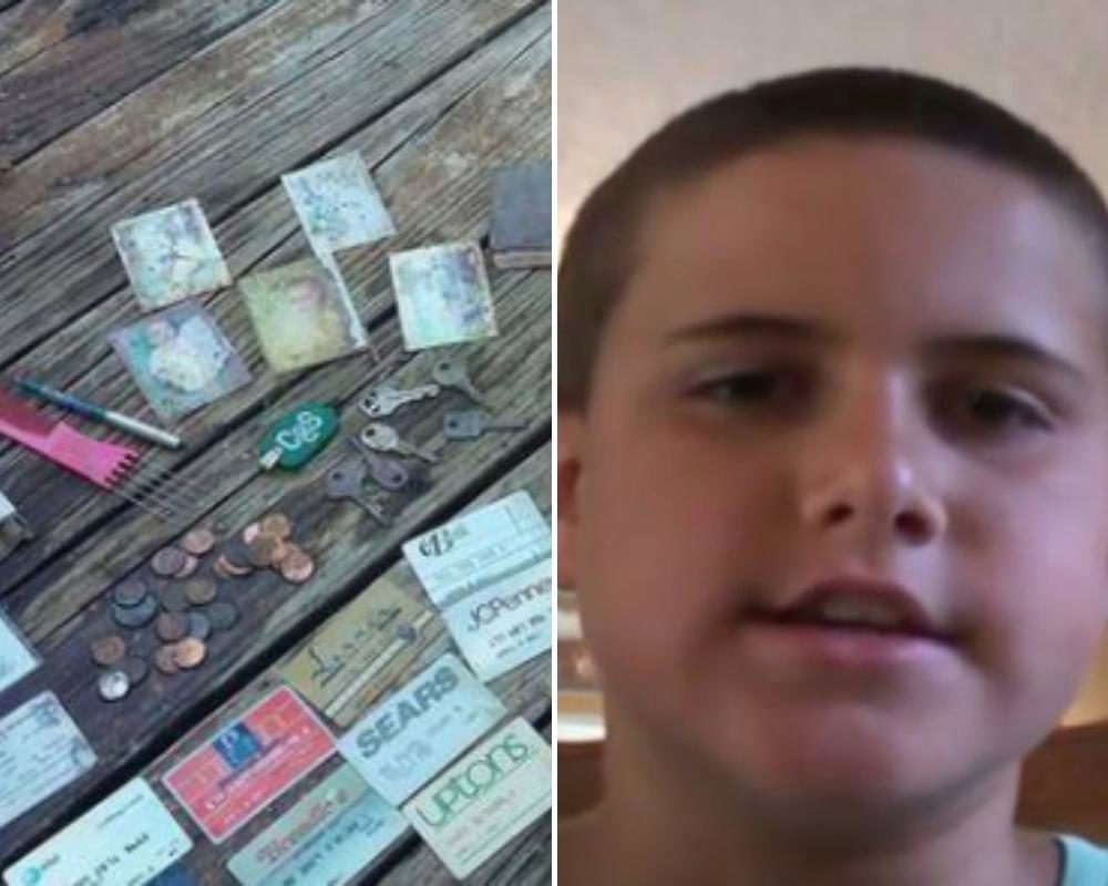 11 Year Old Finds Lost Purse While Out Fishing What Was Inside