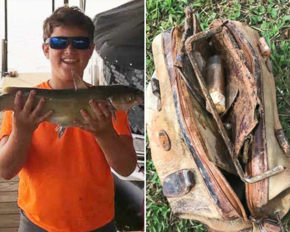 11 Year Old Finds Lost Purse While Out Fishing What Was Inside